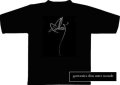 Alcest - Logo / T-shirts / Ladies M-Size - 着丈、約51cm / 身幅、約38cm