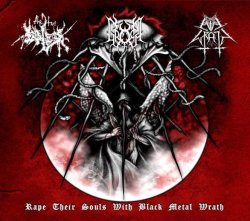 画像1: Evil Wrath / The True Endless / Gromm - Rape Their Souls With Black Metal Wrath / DigiCD
