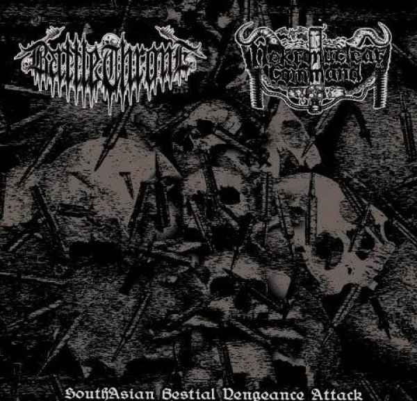 画像1: Battle Throne / Nekronuclear Command - SouthAsian Bestial Vengeance Attack / CD (1)