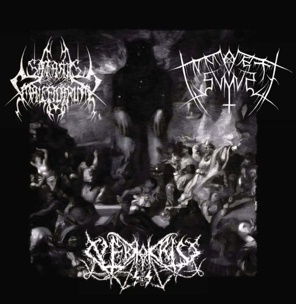 画像1: Satanis Maleficarum / In Morte Sumus / Nekrokrist SS - Covenant of the Unholy Trinity / CD (1)