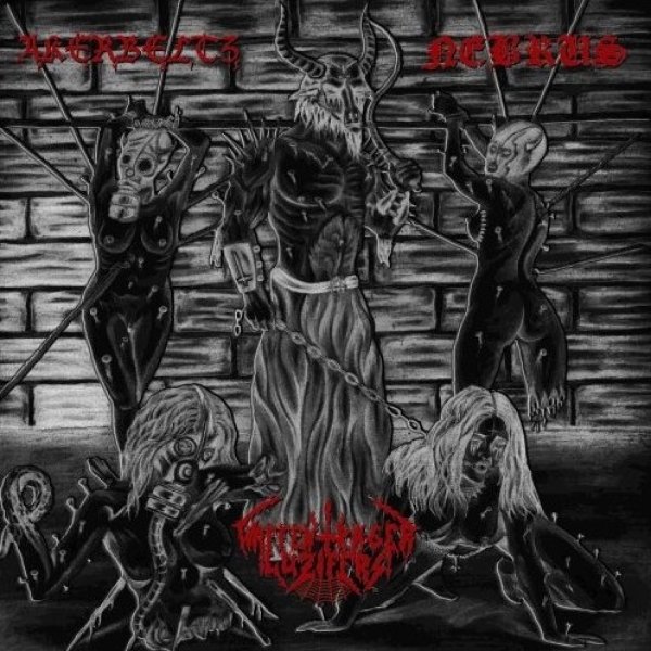画像1: Akerbeltz / Waffentrager Luzifers / Nebrus - Slaughtered Whores of Satan / CD (1)