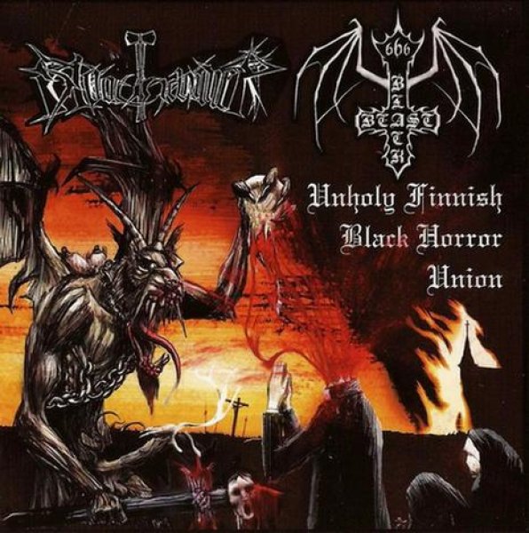 画像1: Black Beast / Bloodhammer - Unholy Finnish Black Horror Union / CD (1)