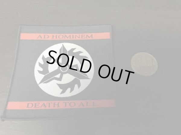 画像1: Ad Hominem - Death To All / Patch (1)