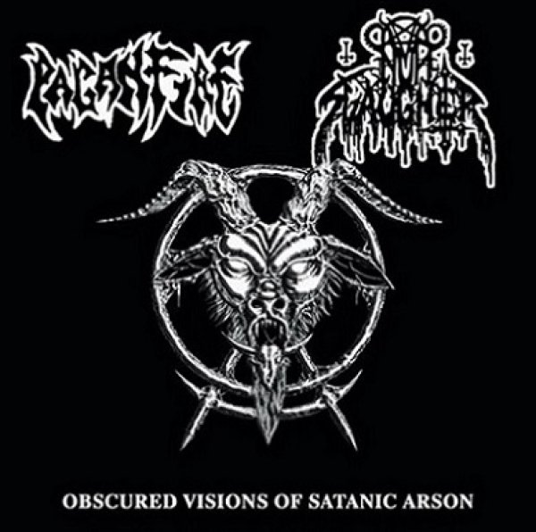 画像1: Nunslaughter / Paganfire - Obscured Visions of Satanic Arson / CD (1)